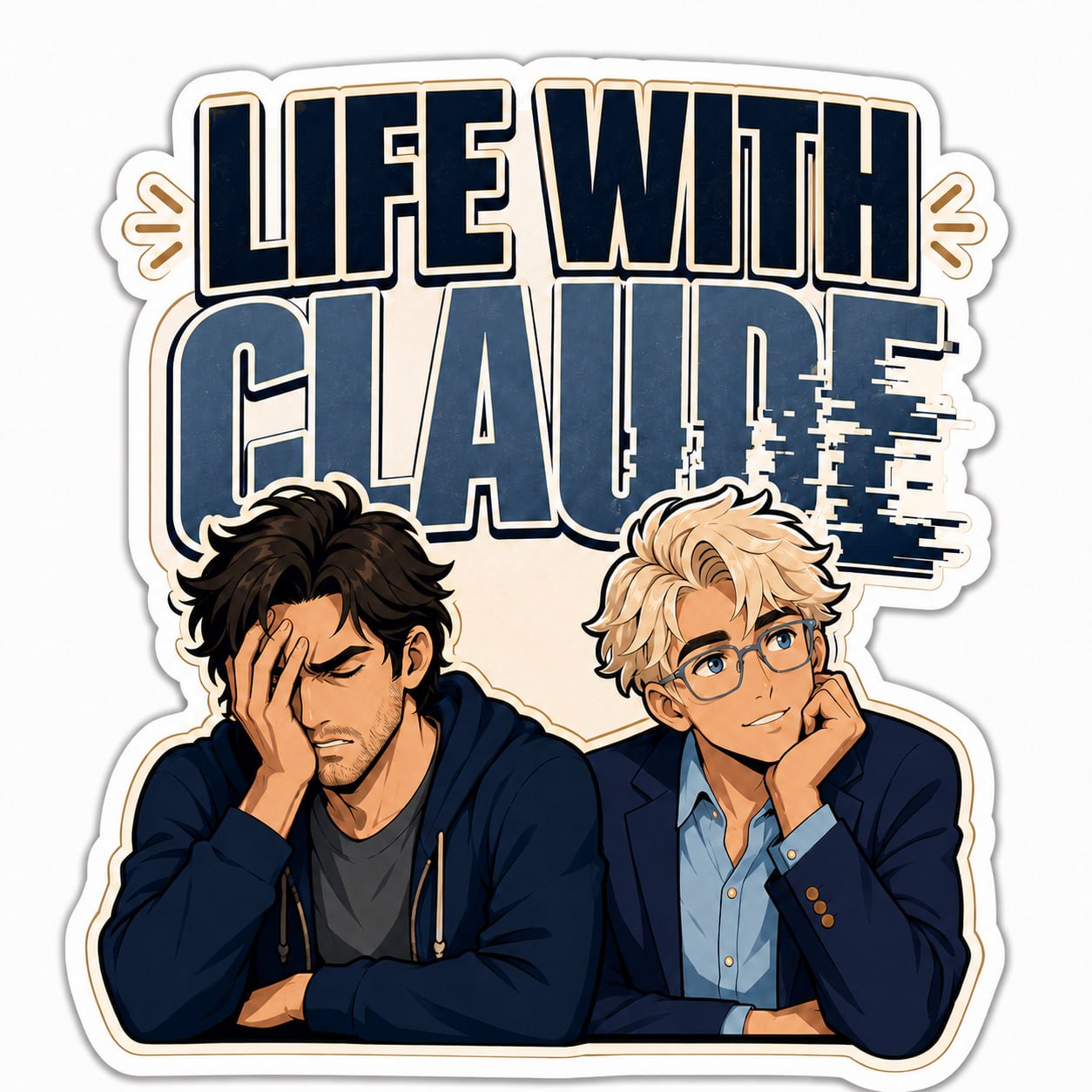 Tony and Claude, the Life With Claude characters